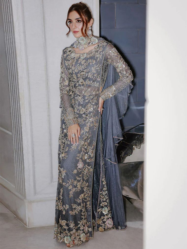 Aaina-Aab — Steel blue-grey